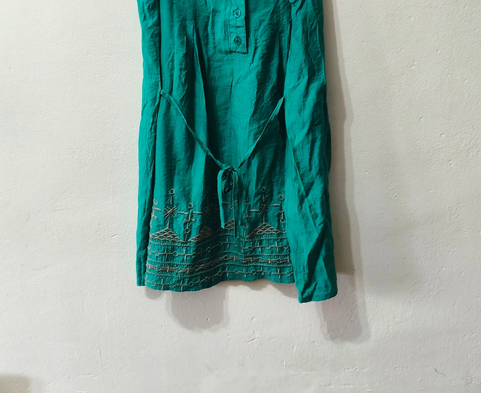 Turquoise zomerjurk Moving dames Maat S-M – photo 5